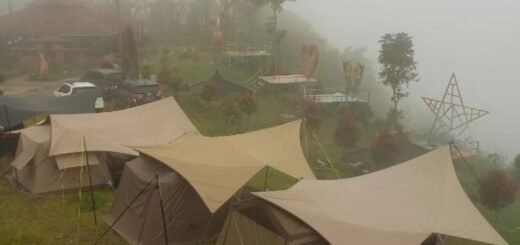 Tempat Camping di Guci Tegal - Photo by Google