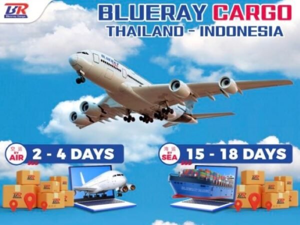 Blueray Jasa Cargo Thailand ke Indonesia - Photo by Facebook