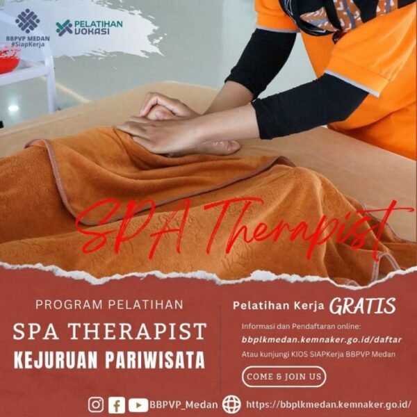 Pelatihan Spa Therapist BBPVP di Medan - Photo by BBPVP Medan Kemnaker Official Site