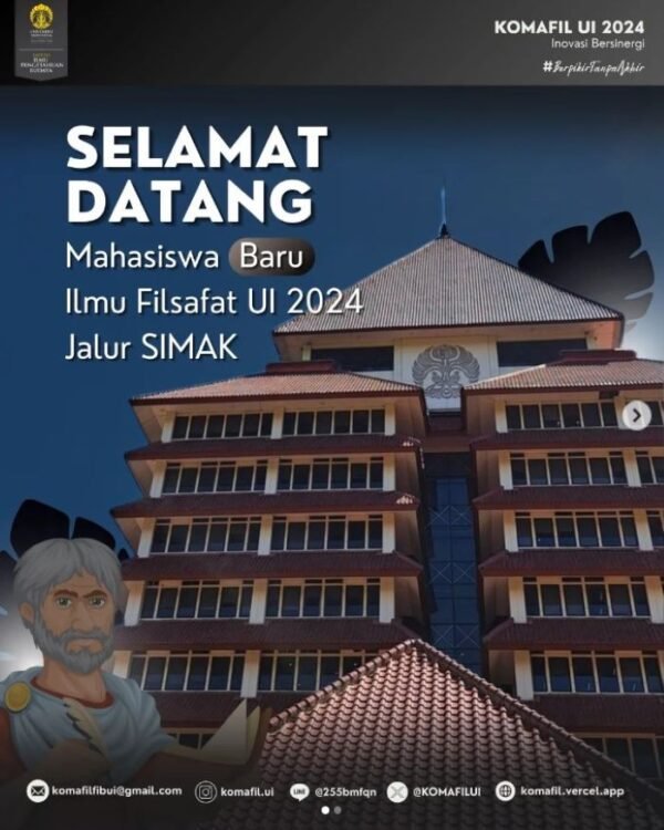 Mahasiswa Baru Jurusan Filsafat UI - Photo by IG