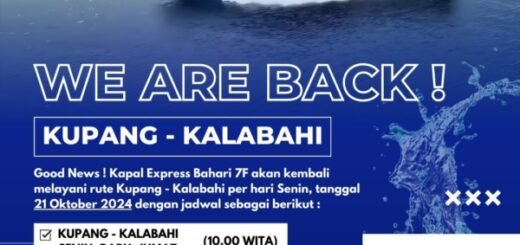 Jadwal Kapal Express Bahari 7F