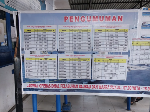 Jadwal dan harga tiket Kapal KMP Tenggiri Baubau