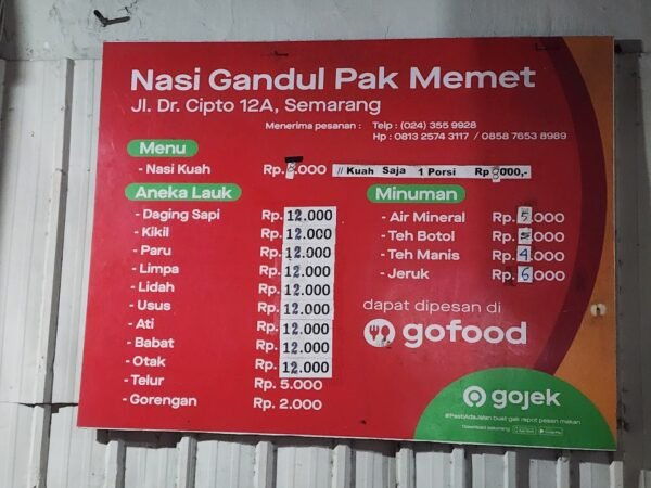 Nasi Gandul Pak Memet