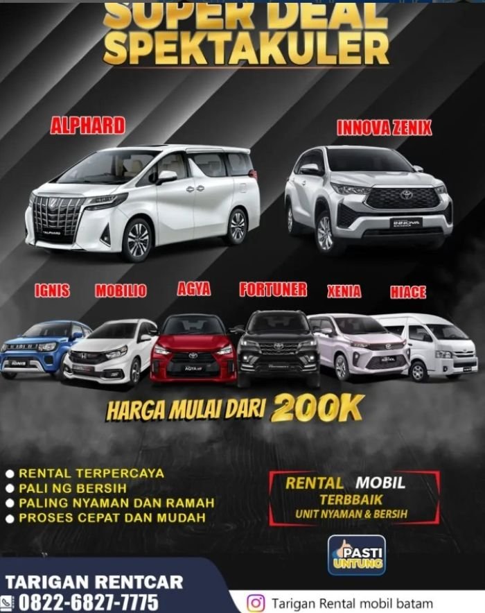 GAS Rental Mobil di Batam - Photo by Official Instagram