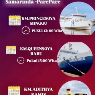 jadwal kapal laut samairnda ke pare pare