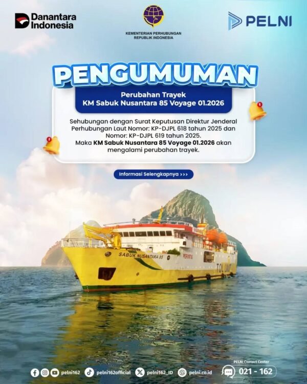 Rute Kapal Sabuk Nusantara 85