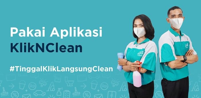 KliknClean Aplikasi Jasa Bersih Rumah - Photo by Official Website