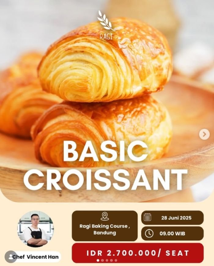 Ragi Baking Course Bandung - Photo by Official Instagram