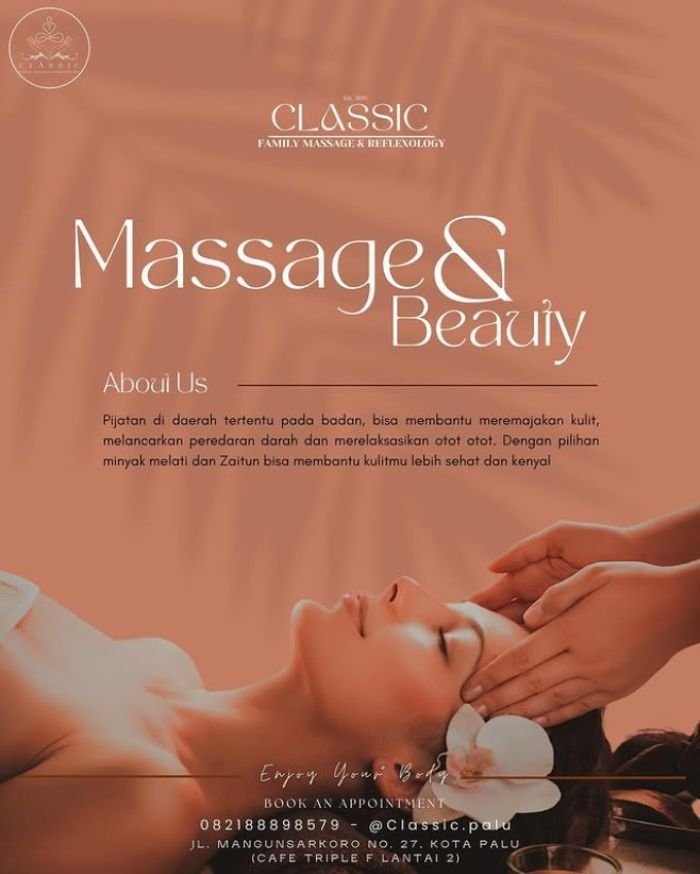 Classic Family Massage & Reflexology Palu - Photo by Instagram