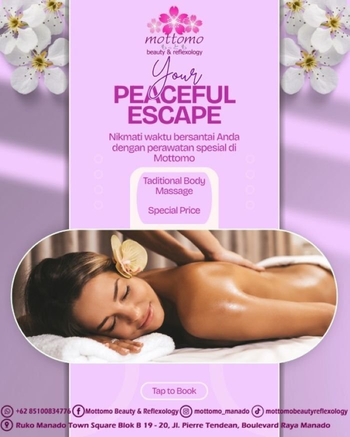 Mottomo Beauty and Reflexology Manado - Photo by Instagram