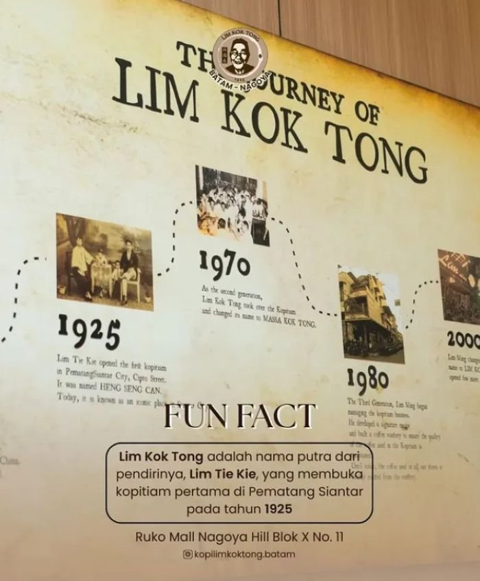 Lim Kok Tong Tempat Ngopi Legendaris di Batam - Photo by Official Instagram