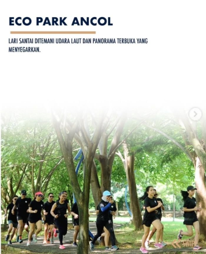 Eco Park Ancol Running Spot di Jakarta - Photo by Official Nasdem Instagram